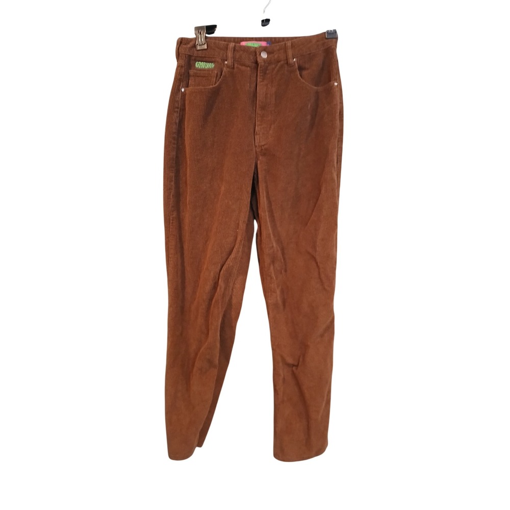 Empyre Brown Corduroy Straight Leg Grunge Pants Brown Size 10 Womans Retro